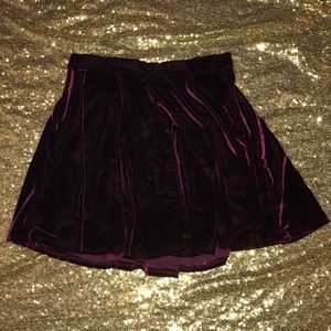 Velvet skirt